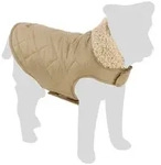 Flamingo Hundemantel Mantel Bonnie beige beige R&uuml;ckenl&auml;nge: 35 cm Halsumfang: 34-38