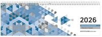 ZETTLER Schreibtischkalender Tischquerkalender 116 29,6x9,9cm 1 Woche/2 Seiten...