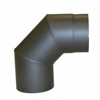 Kamino Flam Ofenrohr Bogen 90&deg;Senot. gussgr.2mm o. T&uuml;r 150mm 331896, (1-tlg)