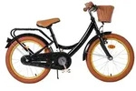Volare Kinderfahrrad Ashley f&uuml;r M&auml;dchen 18 Zoll Schwarz mit Handbremse und