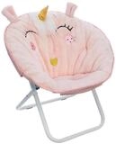 Atmosphera Cr&eacute;ateur d'int&eacute;rieur Kindersessel Klappsessel aus Stoff Einhorn,