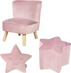roba&reg; Kindersitzgruppe Lil Sofa, (Set, 3-tlg), bestehend aus Kindersessel,