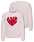 KIDS ONLY Sweatshirt KOGLOVELY LIFE LS BOXY PRINTED SWT (1-tlg) in dezenter...