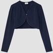 s.Oliver Cardigan Indoor-Bolero Bolero mit Satinkante