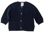 Liliput Strickjacke mit niedlicher Holzknopfleiste blau 56
