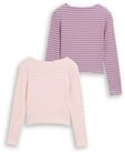 TOM TAILOR T-Shirt 2er Pack geringelt