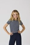 KIDS ONLY T-Shirt KOGNELLA STRIPED S/S O-NECK TOP JRS