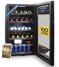 Sommertal Getr&auml;nkek&uuml;hlschrank GK100, 85 cm hoch, 48 cm breit, Touchscreen &...