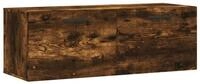 vidaXL H&auml;ngeschrank Wandschrank R&auml;uchereiche 100x36,5x35 cm Holzwerkstoff (1-St)
