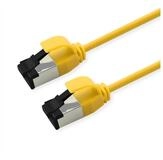 ROLINE U/FTP Patchkabel Cat.8 (Class I), slim LAN-Kabel, RJ-45 M&auml;nnlich (Stecker),