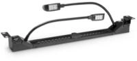Adam Hall Klemmleuchte, 19" LED Schwanenhals-Racklight 2 Schwanenh&auml;lse 87463 -