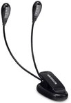 Showlite Notenpult Bright Light 8 LED Notenpultleuchte, (Clip Leselampe, 3-tlg.,