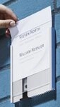DURABLE Hinweisschild f&uuml;r Namensschilder DOOR SIGN Refill 14,9 x 14,85 cm, 20 St.