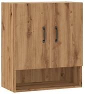 vidaXL F&auml;cherschrank Wandschrank Artisan-Eiche 60x31x70 cm Holzwerkstoff (1-St)