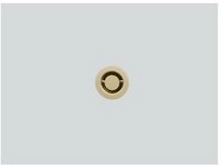 Villeroy & Boch Einbausp&uuml;le Abdeckkappe f&uuml;r &Uuml;berlauf (&Uuml;berlauf-Rosette), Gold