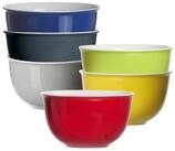 Ritzenhoff & Breker Schale Doppio M&uuml;slischalen &oslash; 14 cm 6er Set, Porzellan, (6