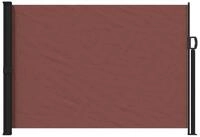 vidaXL Seitenmarkise Ausziehbares Seitenmarkise Braun 300 x 170 cm Polyester (1-St)