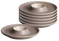 Ritzenhoff & Breker Eierbecher Jasper Eierteller &oslash; 12 cm 6er Set, (6er Set, 6-tlg.,