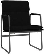 vidaXL Sessel Loungesessel Schwarz 55x64x80 cm Stoff (1-St)