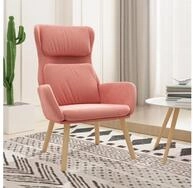 vidaXL Relaxsessel, Relaxsessel Rosa Samt