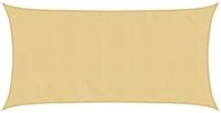 vidaXL Sonnensegel Sonnensegel Sandfarbe 7x4 m 100% Polyester Oxford, (1-tlg)