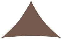 vidaXL Sonnensegel Sonnensegel Braun 7 x 5 x 5 m HDPE, (1-tlg)