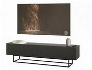 Selsey TV-Schrank VELDIO TV-Lowboard 175 cm &ndash; Riffelfronten und Metallgestell...