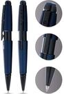 CROSS-USA Tintenroller CROSS Rollerball Edge Mattblau, PVD, mit Gel-Mine