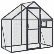vidaXL Voliere 179 x 1 x 185 m Voliere Anthrazit 179x100x185 cm Aluminium