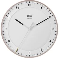 Braun Wanduhr Braun 67110 Funk Wanduhr 330 mm Pink, Wei&szlig;