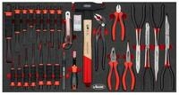 VIGOR Werkstattwagen VIGOR Zangen, Schaber Satz, f&uuml;r SeriesXL, V7015N,...