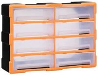 vidaXL Werkzeugkoffer 8 Schubladen Multi-Schubladen-Organizer 8 gro&szlig;e...