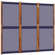 vidaXL Raumteiler 3-tlg. Paravent Dunkelblau 210x180 cm, 1-tlg.