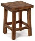 DESIGN DELIGHTS Hocker HOLZ HOCKER "MASSIV 48", Mahagoni, 48x35cm (HxB),...