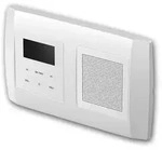 TEM LOGIQ UP-Radio mit Lautsprecher, 2-fach BOLD wei&szlig; Lautsprecher