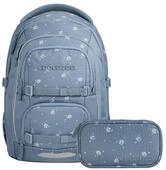 coocazoo Schulranzen Schulrucksack-Set PORTER, Bloomy Daisy 2-teilig (2-teilig),