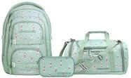 coocazoo Schulranzen Schulrucksack-Set PORTER, Dancing Dots 3-teilig (3-teilig),