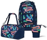 Satch Schulrucksack Pack (3tlg., inkl. Pencil Slider und Sporttasche)