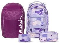 Satch Schulrucksack Pack (4tlg., inkl. Schlamperbox, Regenh&uuml;lle und Geldb&ouml;rse)