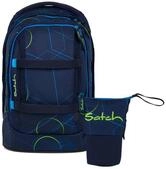 Satch Schulranzen Schulrucksack-Set PACK Blue Tech 2-teilig (2-teilig),...