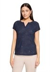 Betty&Co Kurzarmshirt Damen mit V-Ausschnitt (1-tlg)