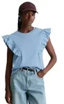 Marc O'Polo DENIM T-Shirt aus weichem Rippjersey blau XXS (32)