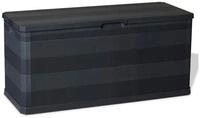 furnicato Gartenbox Polypropylen 117 x 45 x 56 cm Schwarz (1 St)