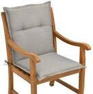 Beautissu Sitzauflage Niedriglehner Auflage Gartenstuhl Loft NL, 100x50x6cm,