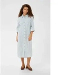 Saint Tropez Hemdblusenkleid ZalindaSZ Shirt Dress blau L (40)