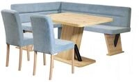 Home affaire Eckbankgruppe Laros Sitzgruppe, Eckbank, St&uuml;hle, Tisch, (Set, 4tlg