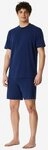 Schiesser Pyjama Modern Essentials (2 tlg) Schlafanzug, Pyjama Set, Nachtw&auml;sche