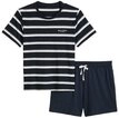 Marc O'Polo Shorty Mix N Match Cotton (2 tlg) mit gestreiftem Oberteil,