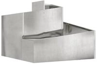 vidaXL Blumentopf Garten-Pflanzgef&auml;&szlig; Silber 60 x 60 x 50 cm Verzinkter Stahl...