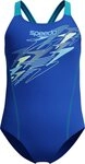 Speedo Schwimmanzug Medley Logo Medalist One Piece BLU/LTGRN